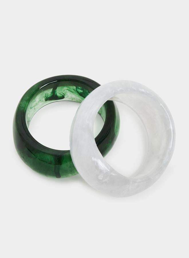 Styli Set Of 2 - Resin Bangle Bracelet - Image 1